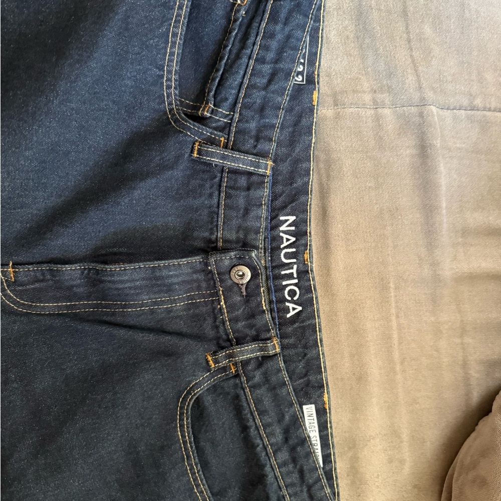 Nautica Men's Dark Blue Jeans NWOT 36x32